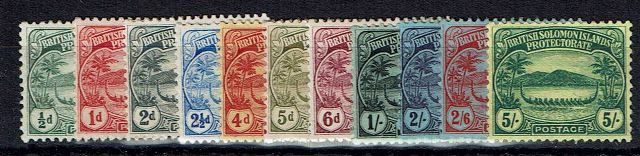 Image of British Solomon Islands/Solomon islands SG 8/17 UMM British Commonwealth Stamp